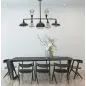 Lampa wisząca MANHATTAN 7-ramienna 111x48x58 cm